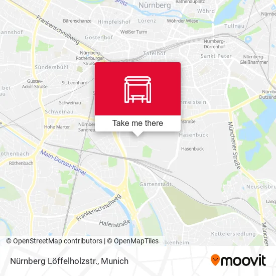 Карта Nürnberg Löffelholzstr.