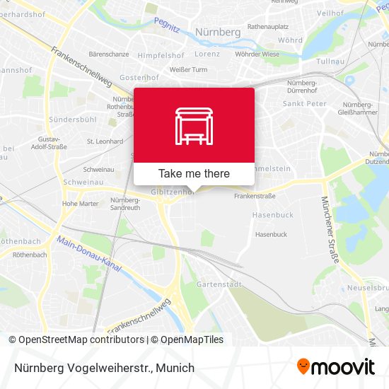 Nürnberg Vogelweiherstr. map