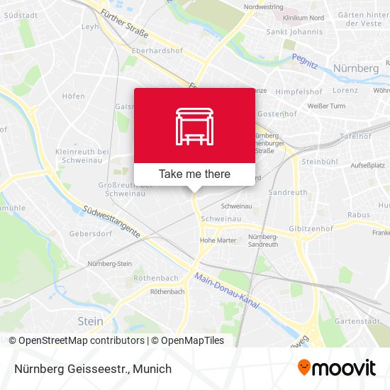 Nürnberg Geisseestr. map