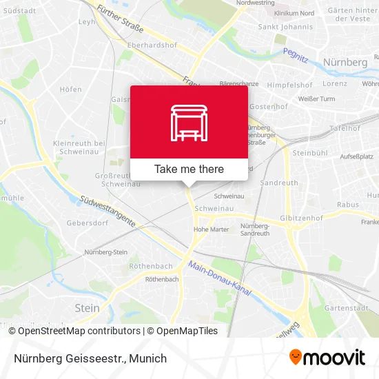 Карта Nürnberg Geisseestr.