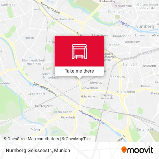 Карта Nürnberg Geisseestr.