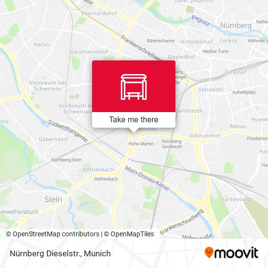 Карта Nürnberg Dieselstr.