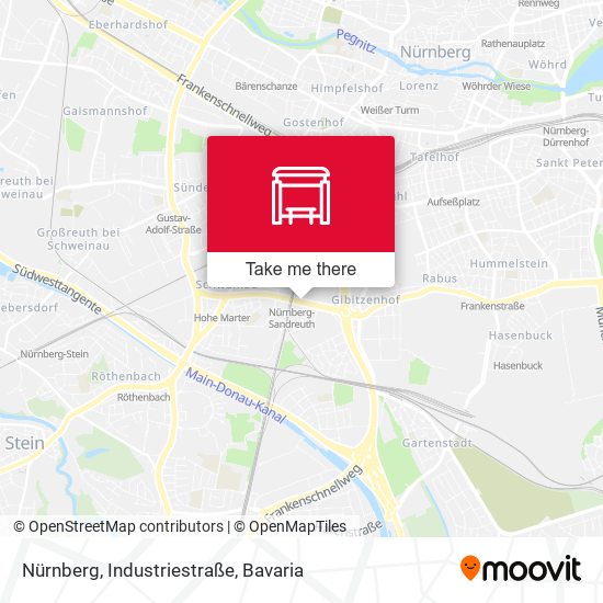 Nürnberg, Industriestraße map