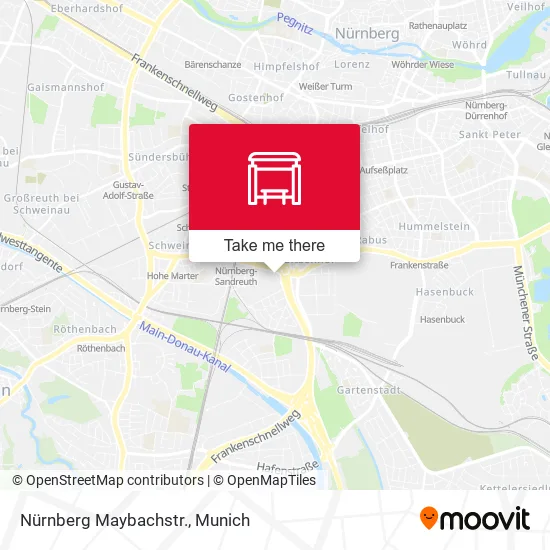 Карта Nürnberg Maybachstr.