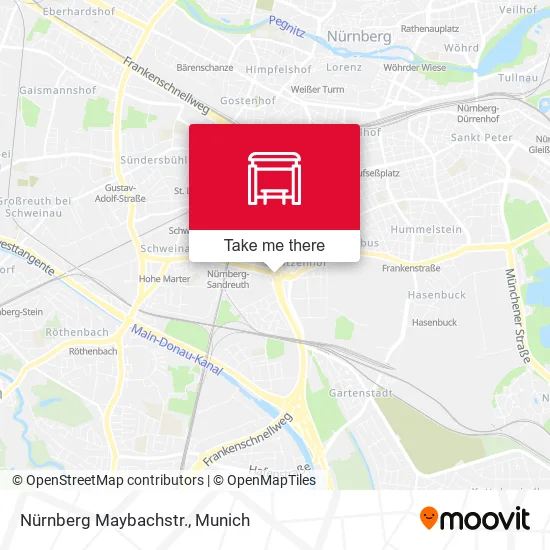 Карта Nürnberg Maybachstr.