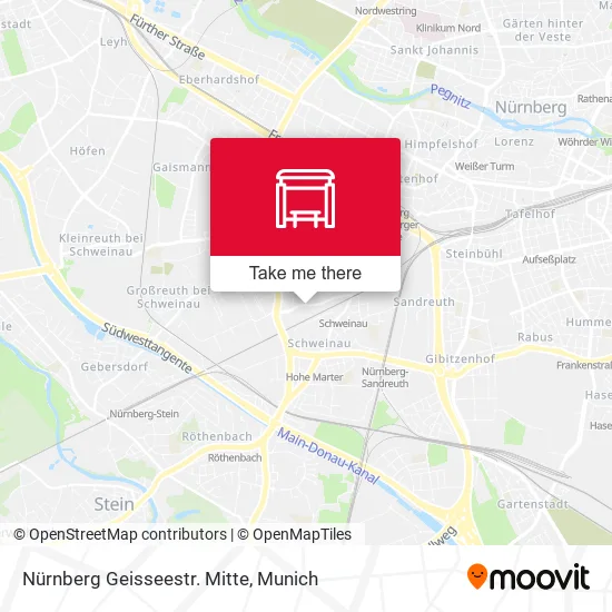 Карта Nürnberg Geisseestr. Mitte