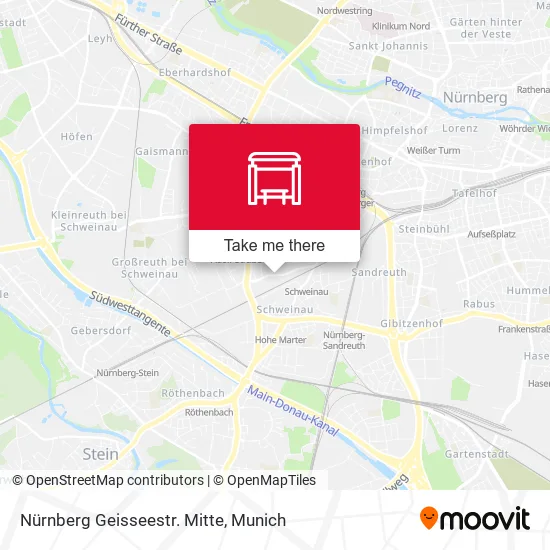 Карта Nürnberg Geisseestr. Mitte