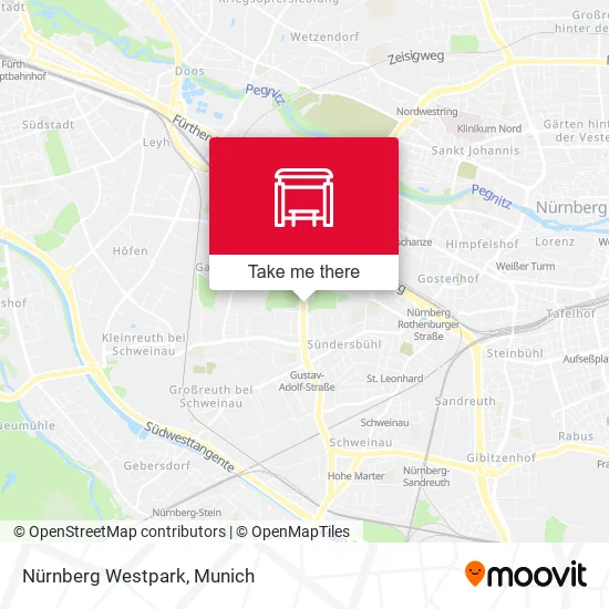 Карта Nürnberg Westpark