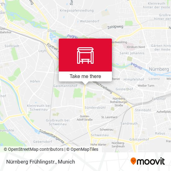 Nürnberg Frühlingstr. map