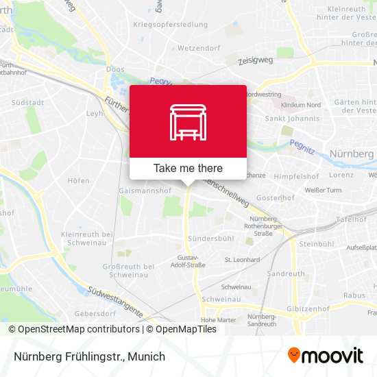 Nürnberg Frühlingstr. map