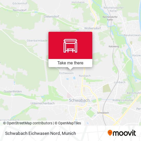 Schwabach Eichwasen Nord map