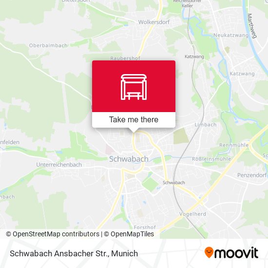 Schwabach Ansbacher Str. map