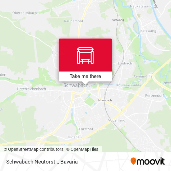 Карта Schwabach Neutorstr.