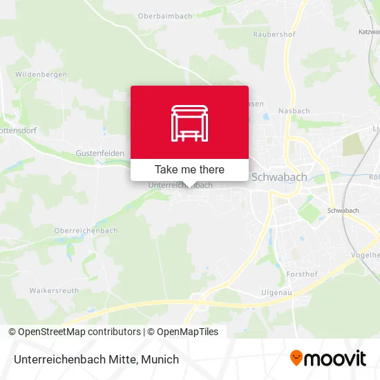 Карта Unterreichenbach Mitte