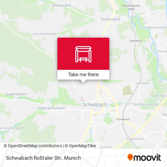 Schwabach Roßtaler Str. map