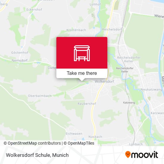 Wolkersdorf Schule map