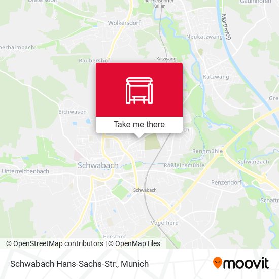 Schwabach Hans-Sachs-Str. map