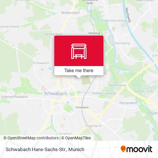 Schwabach Hans-Sachs-Str. map