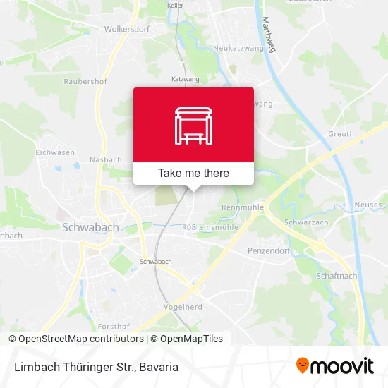 Карта Limbach Thüringer Str.