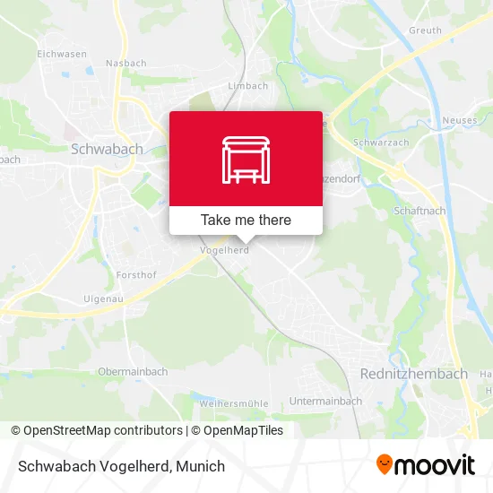 Карта Schwabach Vogelherd