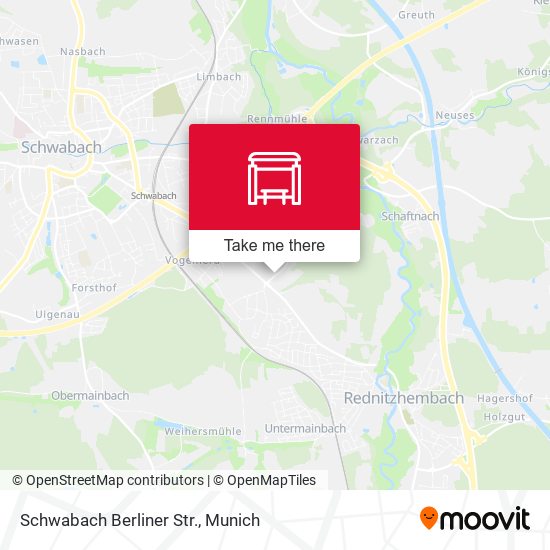 Schwabach Berliner Str. map
