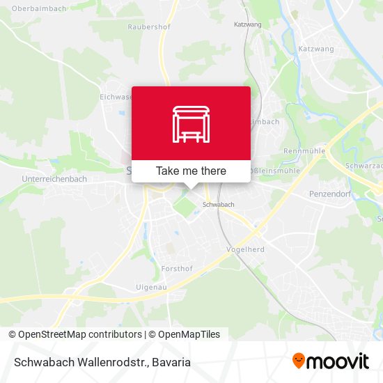 Schwabach Wallenrodstr. map