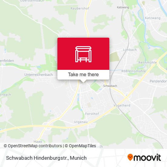 Schwabach Hindenburgstr. map