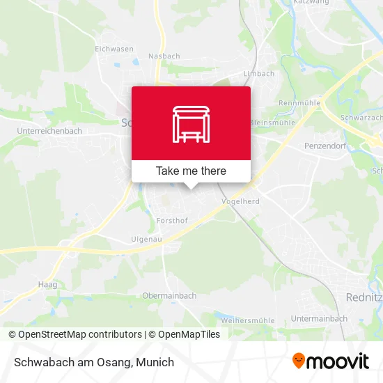 Карта Schwabach am Osang