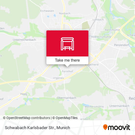 Schwabach Karlsbader Str. map