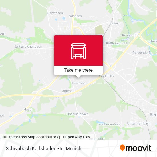 Schwabach Karlsbader Str. map
