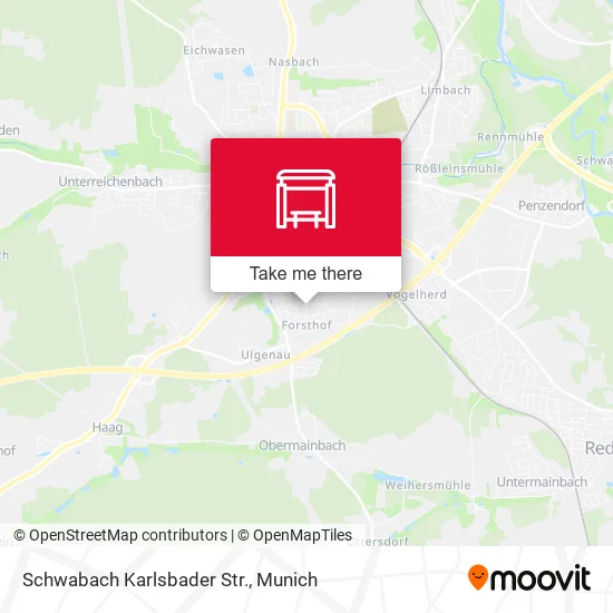 Карта Schwabach Karlsbader Str.
