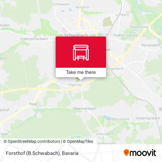 Карта Forsthof (B.Schwabach)