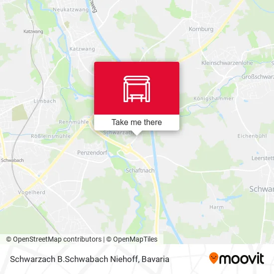 Карта Schwarzach B.Schwabach Niehoff