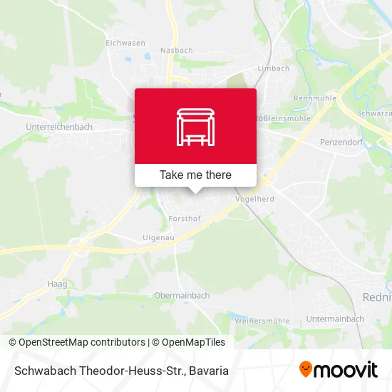 Карта Schwabach Theodor-Heuss-Str.