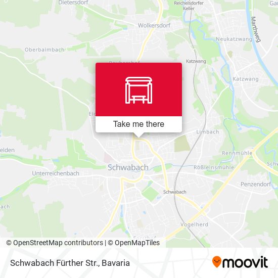 Schwabach Fürther Str. map
