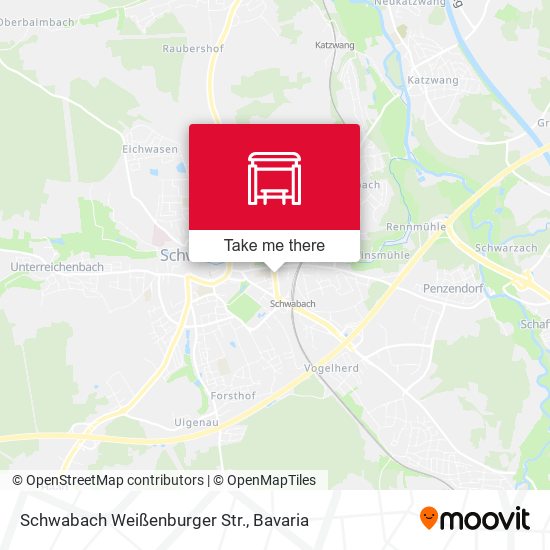 Schwabach Weißenburger Str. map