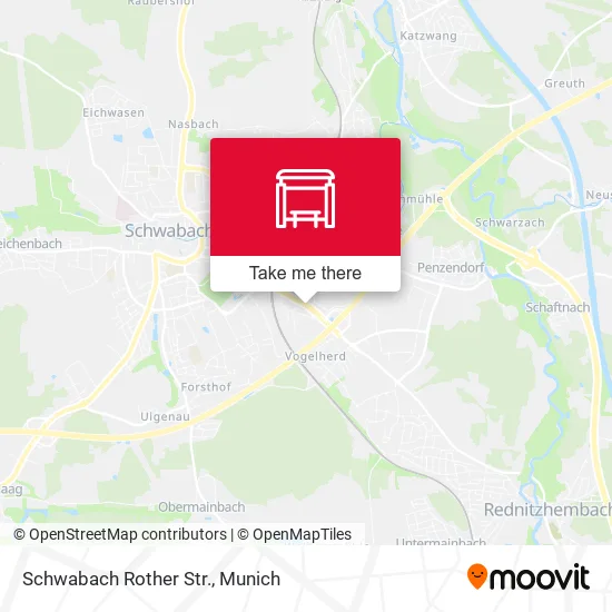 Карта Schwabach Rother Str.
