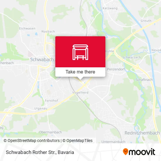 Карта Schwabach Rother Str.