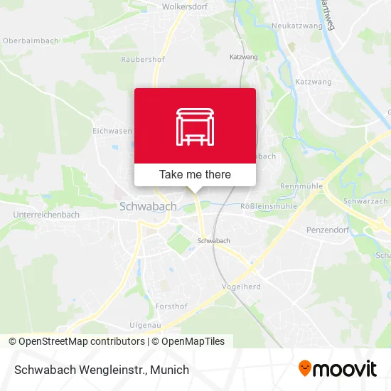 Карта Schwabach Wengleinstr.