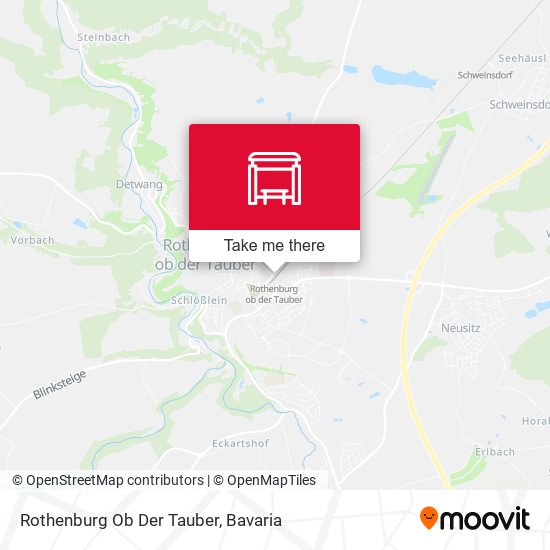 Rothenburg Ob Der Tauber map