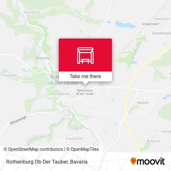 Карта Rothenburg Ob Der Tauber