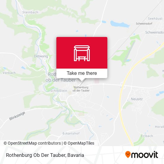 Rothenburg Ob Der Tauber map