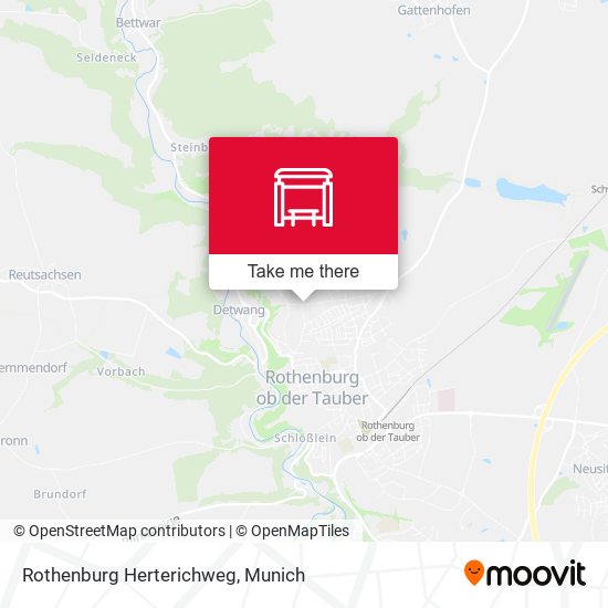 Rothenburg Herterichweg map