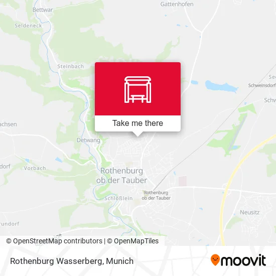 Карта Rothenburg Wasserberg