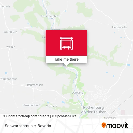 Карта Schwarzenmühle