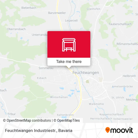 Карта Feuchtwangen Industriestr.
