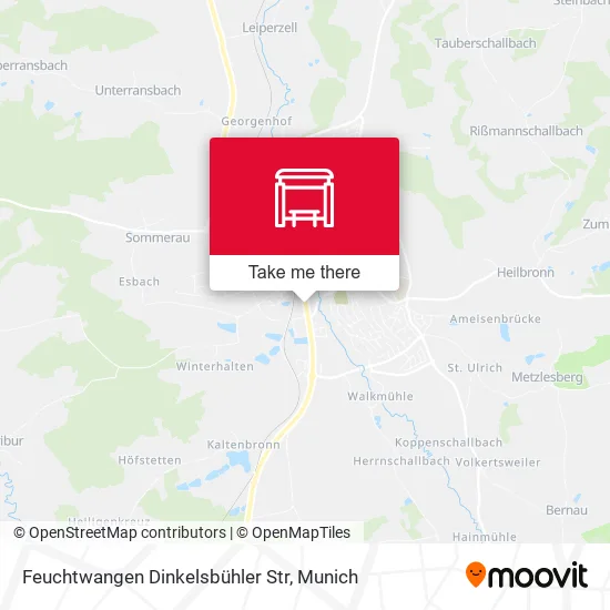Карта Feuchtwangen Dinkelsbühler Str