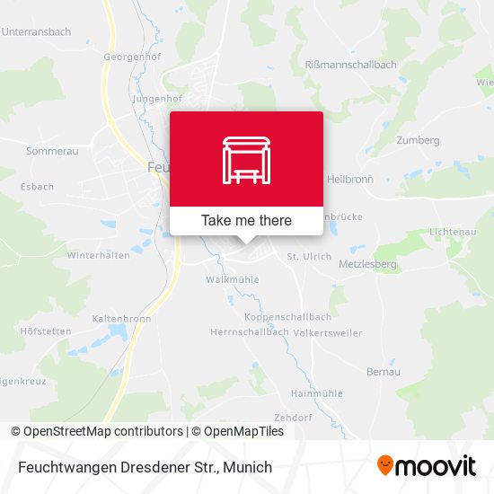 Feuchtwangen Dresdener Str. map