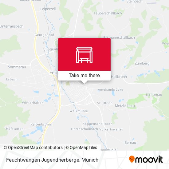 Feuchtwangen Jugendherberge map