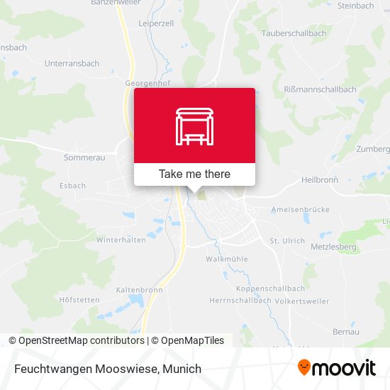 Карта Feuchtwangen Mooswiese